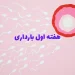 علائم و مراقبت های هفته اول بارداری (هفته 1 بارداری) 8 هفته اول بارداری